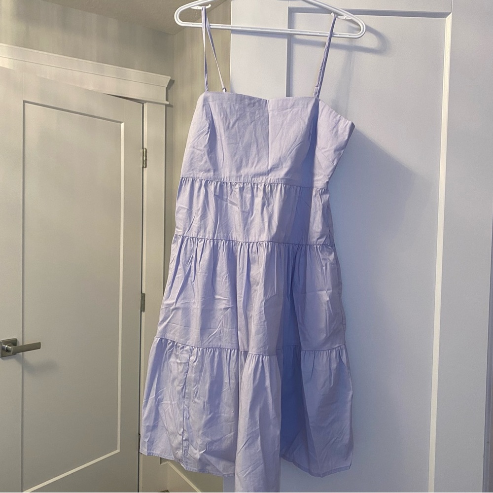 Light Blue Midi Dress